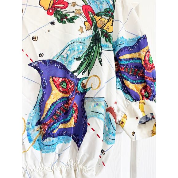 STELLA JEAN CAMICIA MULTI COLOR BLOUSE - Picture 2 of 5